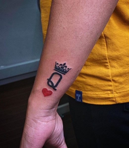 Simple Queen Tattoo