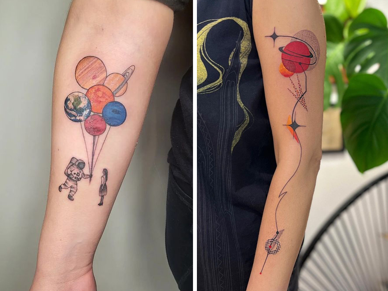Space Tattoo Designs