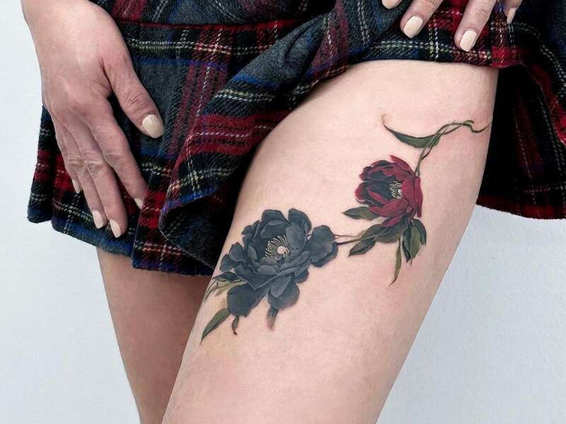 Thigh Tattoos For Women