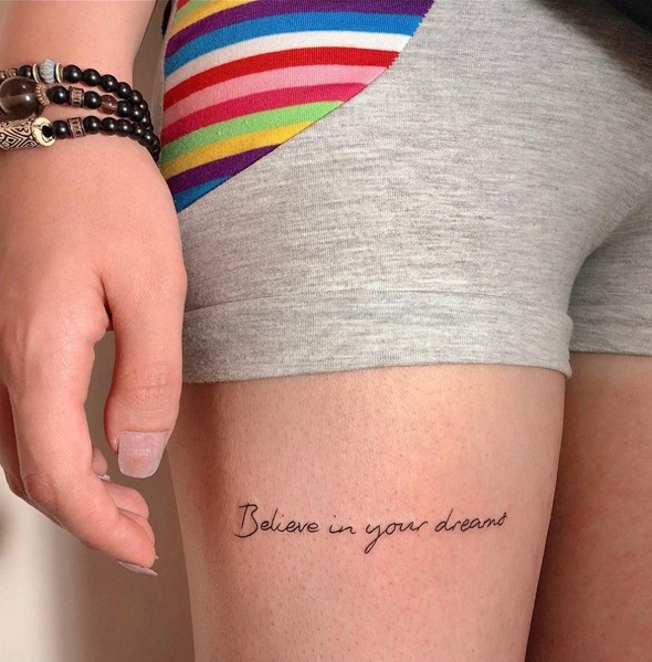 19 Attractive Thigh Tattoos For Women In 2023