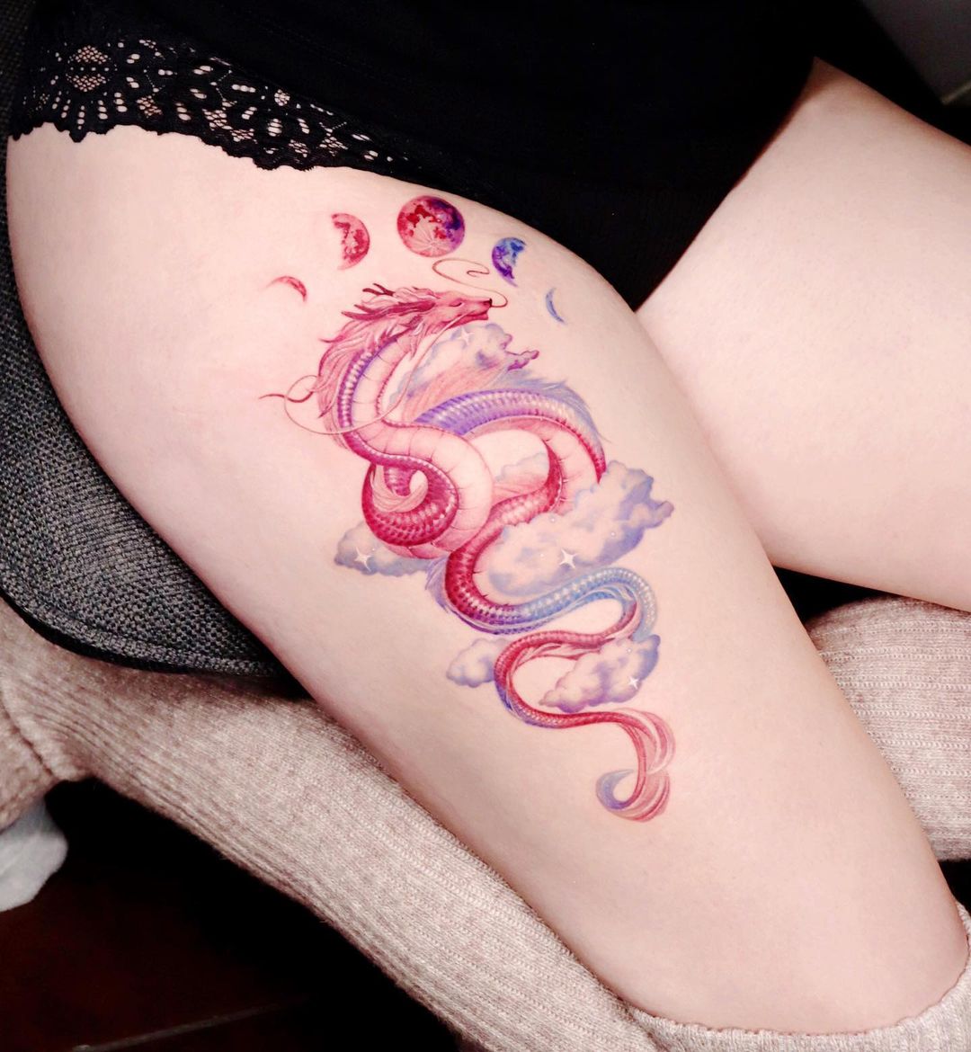 Whimsical Fantasy On The Thigh