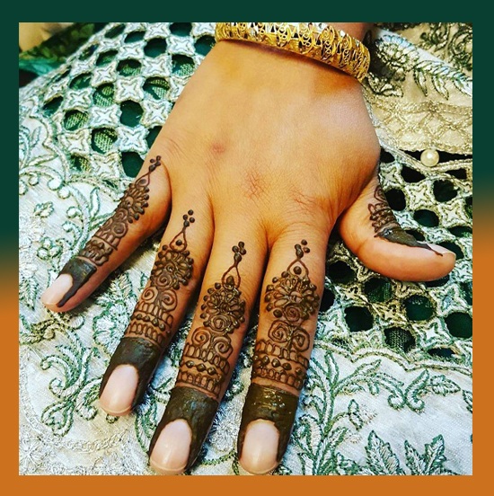 Finger Beautiful Mehndi Design