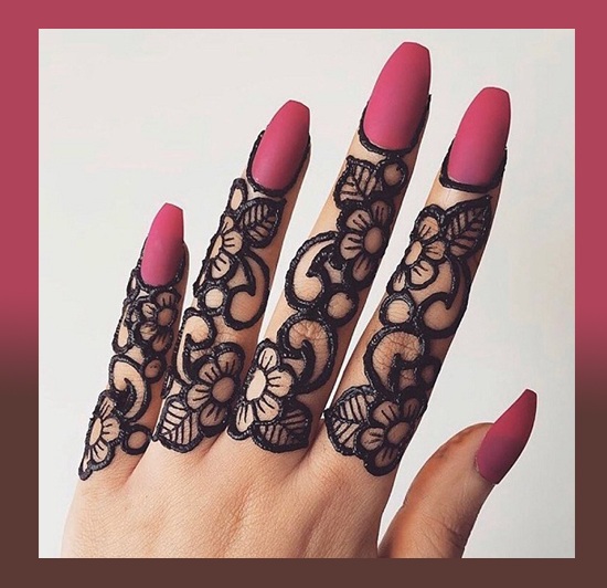 Finger Mehndi Design Gorgeous