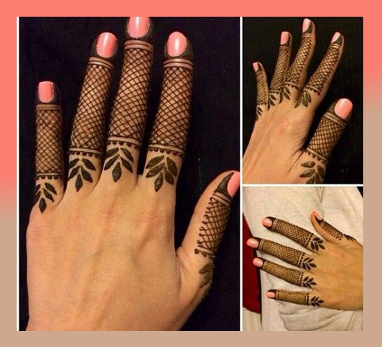 Finger Mehndi Henna Designs