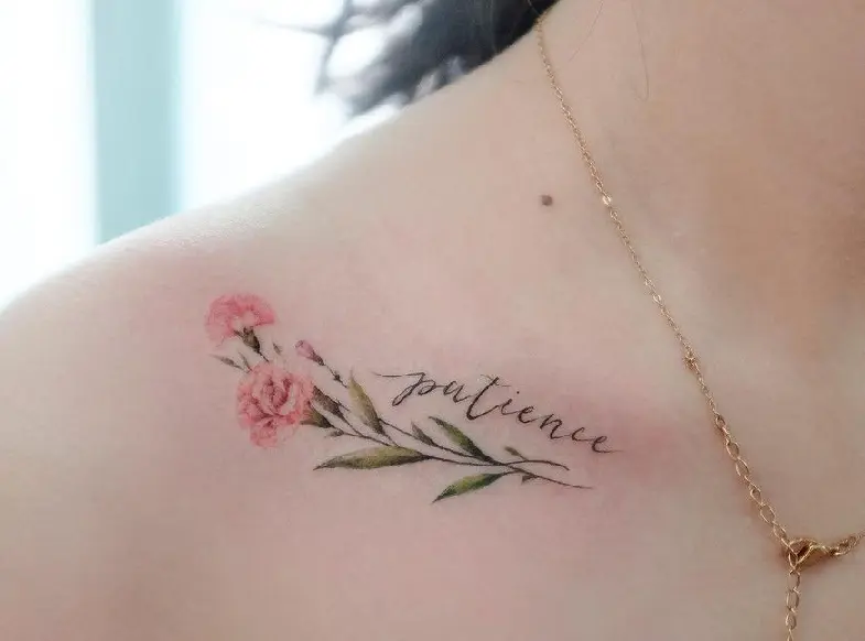 Carnation Tattoo Meaning A Symbol of Love Fascination and Endearment   Impeccable Nest