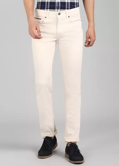 Beige Tommy Hilfiger High Rise Jeans