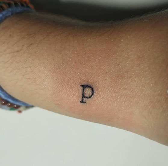 PS letter tattoo ideas for COUPLES | letter P and S tattoo _ PS tattoo -  YouTube