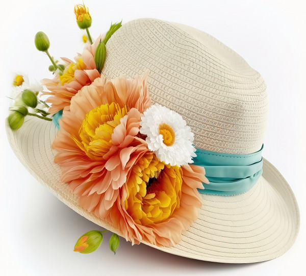 Floral Patterned Hats