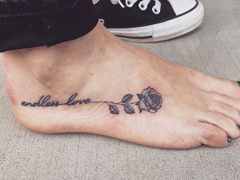 Bottom Of Foot Tattoo Images & Designs