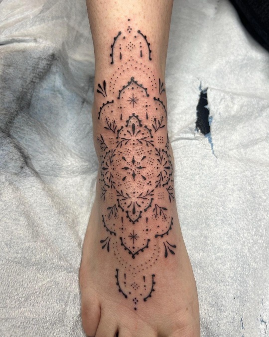 TATTOOS.ORG — Flower Foot Tattoo Artist: tattooist_silo