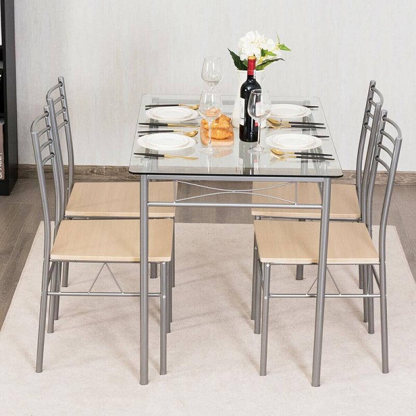 Steel Dining Table Design
