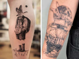 10 Surrealism Tattoo Designs That Will Blow Your Mind!