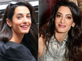 Top 9 Pictures of Amal Clooney Without Makeup!