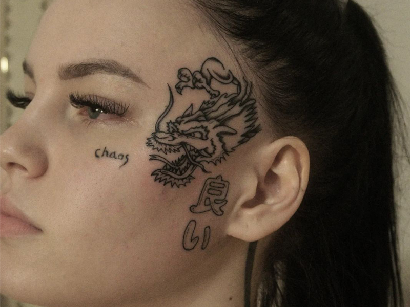 Top 9 Face Tattoo Designs And Images