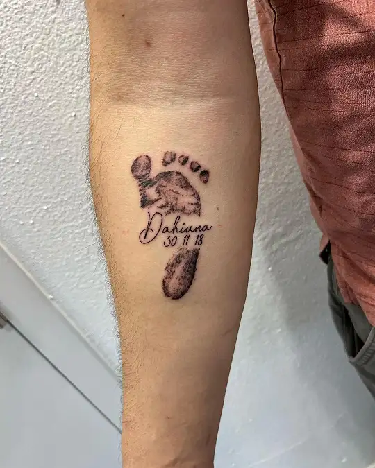 35 Trending And Meaningful Sweet Baby Feet Tattoo Designs  Psycho Tats