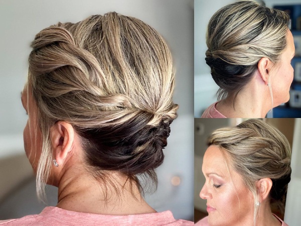 Pin by Rachel Cole on Wedding Hair | Short hair updo, Mom hairstyles, Hair  updos