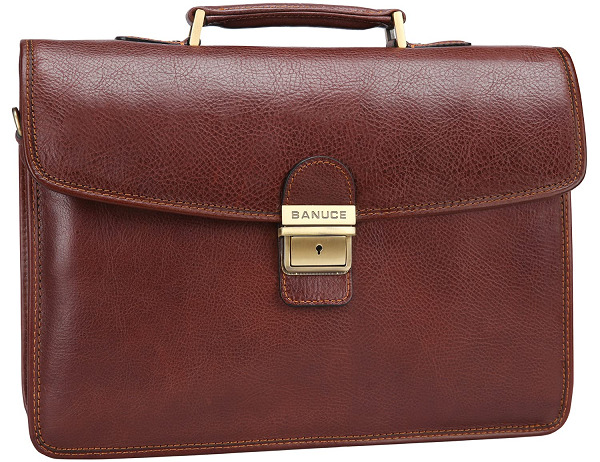 Leather Briefcase Bag For Men