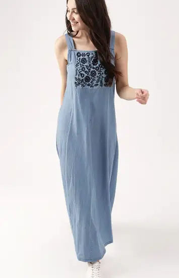 25 Fashionable Denim Dress Designs for ...