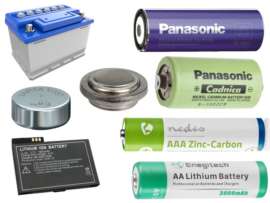 10 Popular Types of Batteries: What Are They? and Their Uses