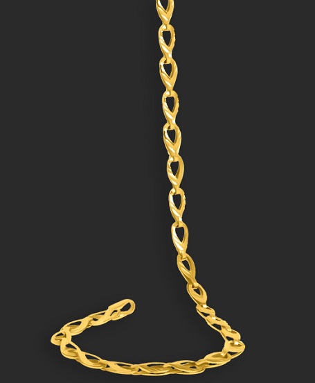 8gms Fancy Gold Chain For Men