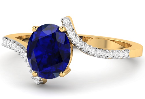 Diamond And Gemstone Wedding Ring