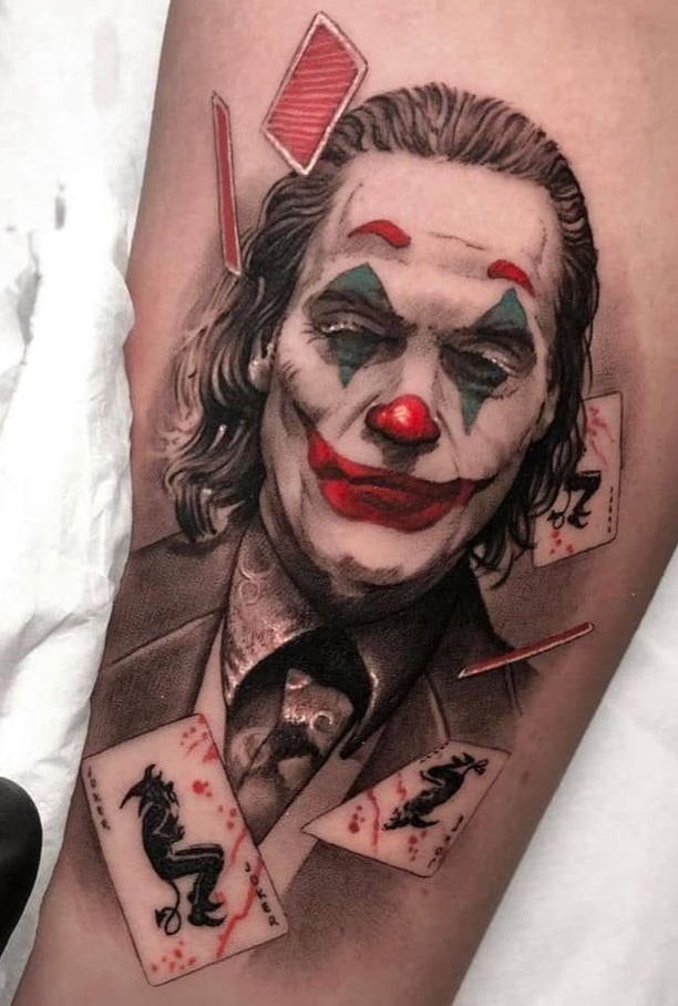 Joker Hand Tattoo  Hand tattoos for guys Joker tattoo Hand tattoos