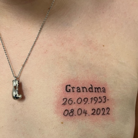 Memorial Tattoos For Grandma