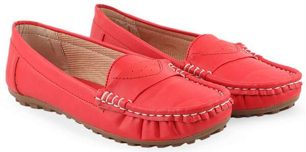 Red Penny Loafers