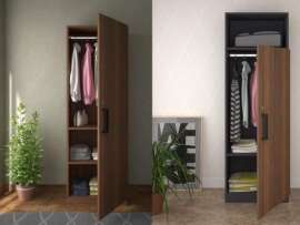 10 Latest Single Door Wardrobe Designs With Pictures In 2023