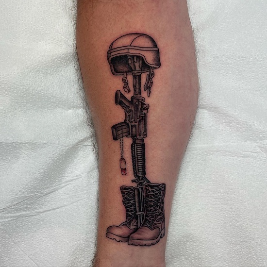 Soldier Memorial Tattoo