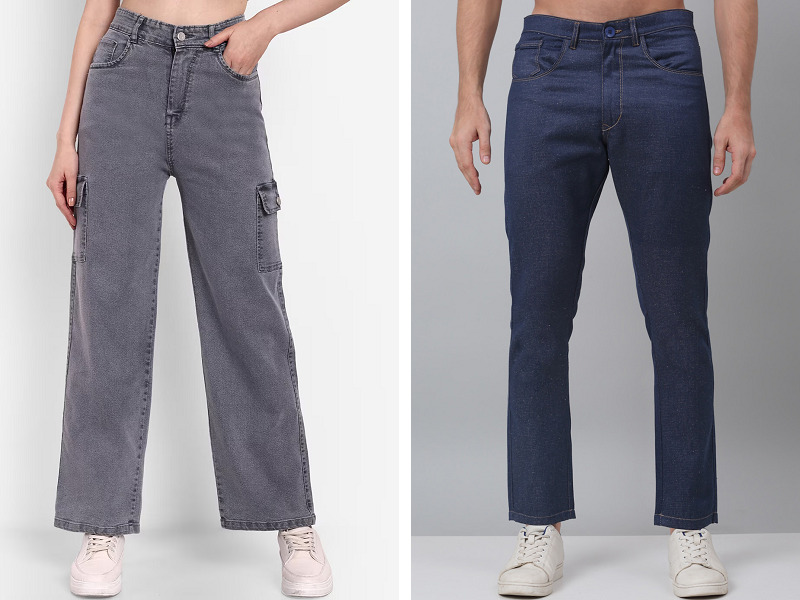 10 Trendy Trouser Jeans For Women And Men With Images