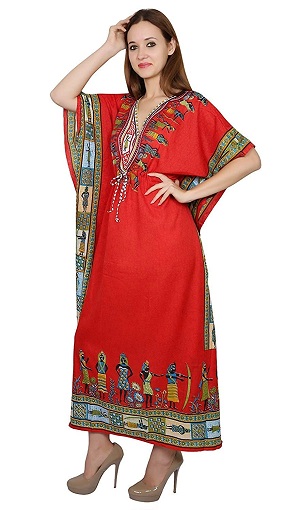 African Kaftan Printed Dress