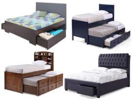 10 Simple & Latest Bed Designs with Drawers In 2023