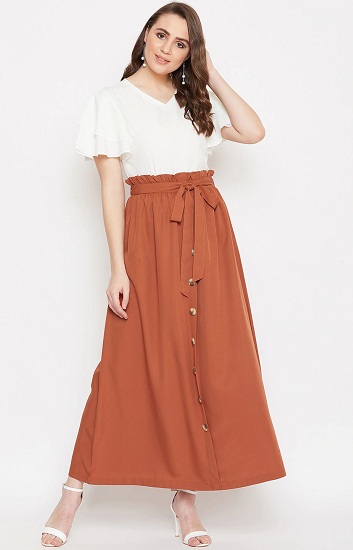 Formal Long Skirt And Top