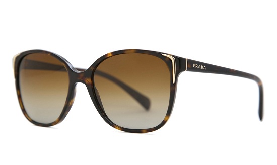 Prada Oversized Leopard Print Sunglasses