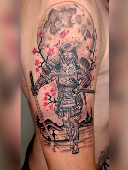 Samurai & koi Sleeve in progress. #samurai #samuraitattoo #warrior #koi  #koifish #tattoo #tattoos #customtattoo #customdesign #freehand… | Instagram