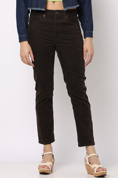Simple Black Trousers Jeans