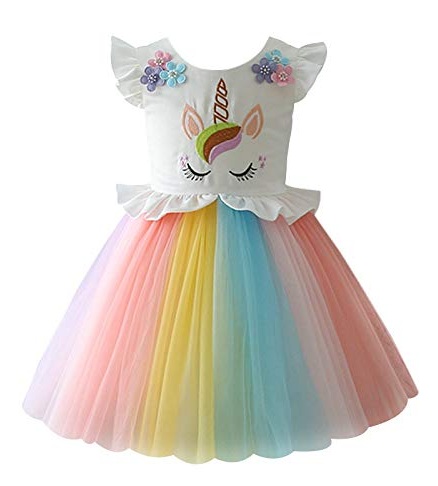 Unicorn Dress For 7 Year Old