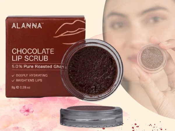 Alanna Naturally Beautiful Chocolate Lightening & Brightening Dark Lip Scrub