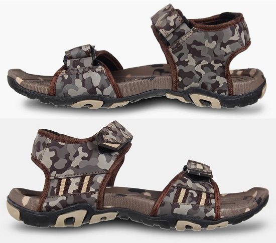 Camouflage Wide Fit Sandals For Men