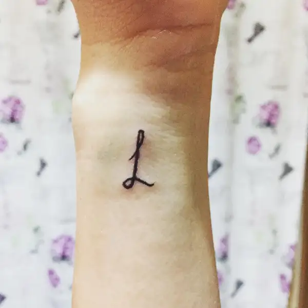 25 Trending L Letter Tattoo Designs 2023  Styles At Life