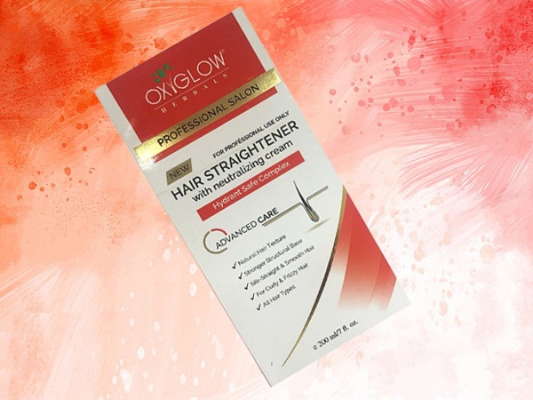 Oxyglow Hair Straightener with Neutralizing Cream