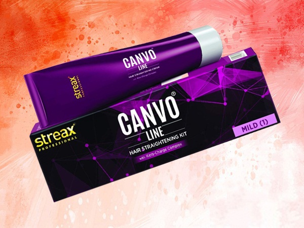Streax Professional Canvo Line Hair Straightening Kit