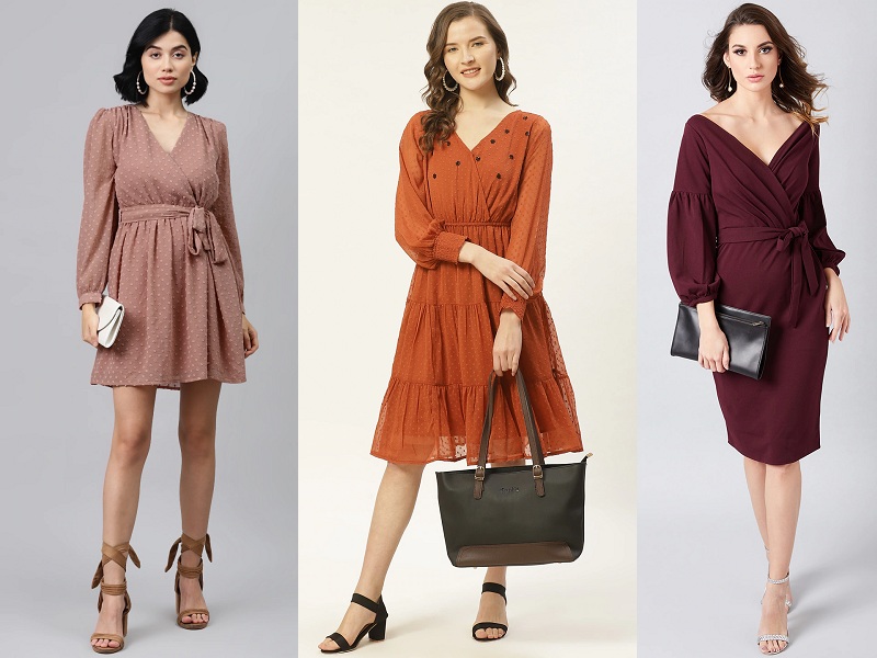 20 Modern And Fashionable Wrap Dress For Ladies In Trend