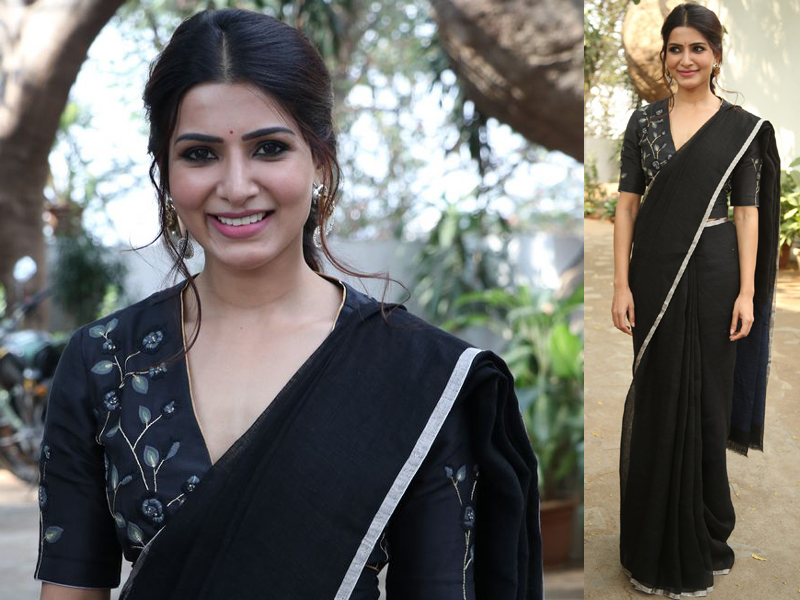 Samantha Akkineni's green handwoven sari is the perfect tribute to  Independence Day this year | VOGUE India