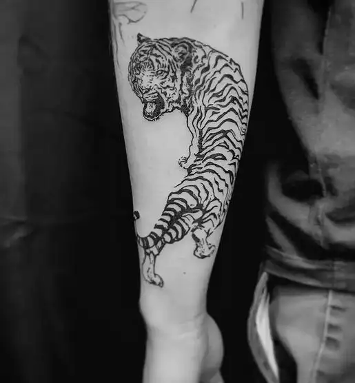 Tip 97+ about tiger tattoo images super cool .vn