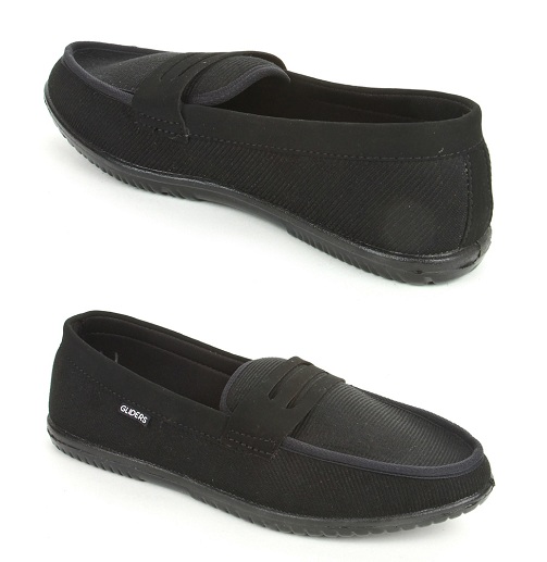 Canvas Penny Loafers