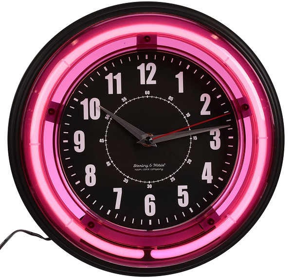 Custom Neon Clock