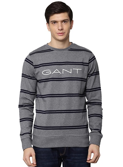 Gant Striped Sweatshirt For Men