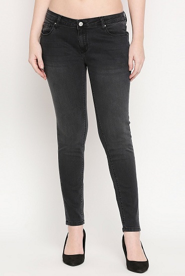 Lee Cooper Black Cotton Jeans